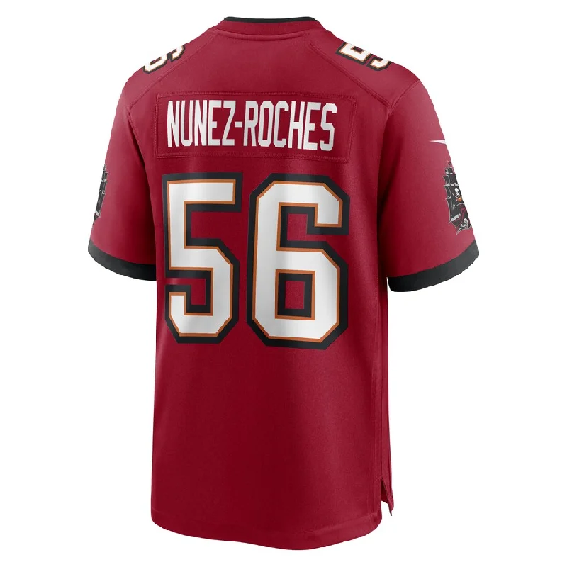 TB.Buccaneers #56 Rakeem Nunez-Roches Red Game Player Jersey Stitched American Football Jerseys-NFL Military Salute Jerseys -