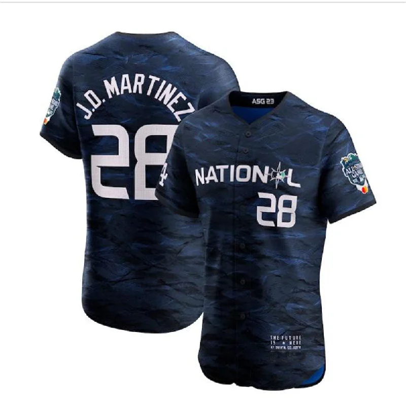 #28 J.D. Martinez National League 2023 All-Star Game Vapor Premier Elite Player Jersey - Royal Baseball Jerseys-NBA Collector’s Basketball Jerseys -