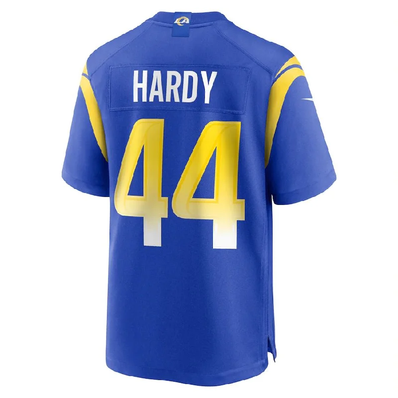 LA.Rams #44 Daniel Hardy Royal Game Player Jersey Stitched American Football Jerseys-NFL Training Camp Jerseys -