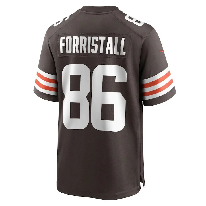 C.Browns #66 Miller Forristall Brown Game Player Jersey Stitched American Football Jerseys-NFL New Season Jerseys -