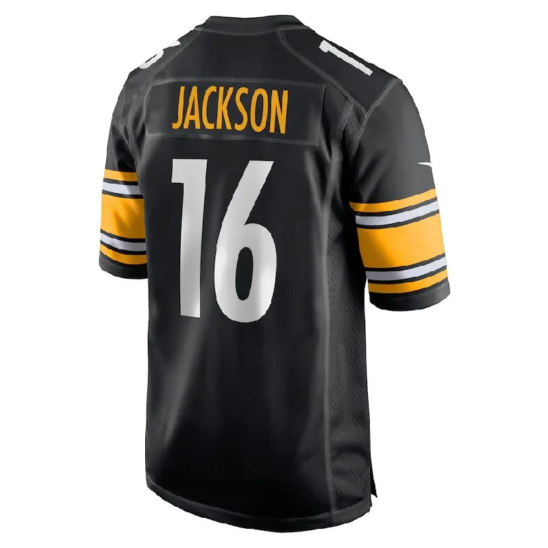 P.Steelers #16 Josh Jackson Black Game Player Jersey Stitched American Football Jerseys-NFL Special Edition Jerseys -