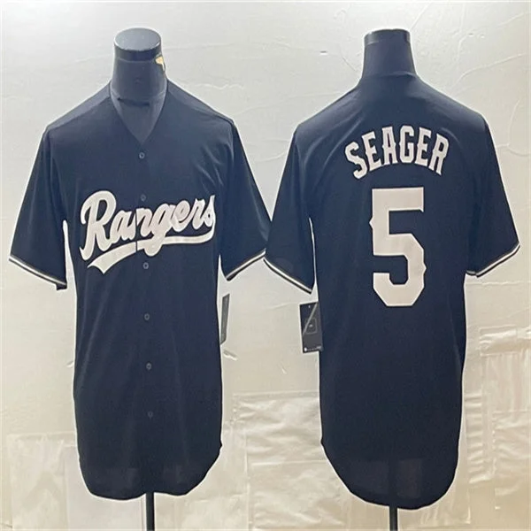 Los Angeles Dodgers #5 Corey Seager Black Home Authentic Patch Jersey Baseball Jerseys-NBA Swingman Jerseys -