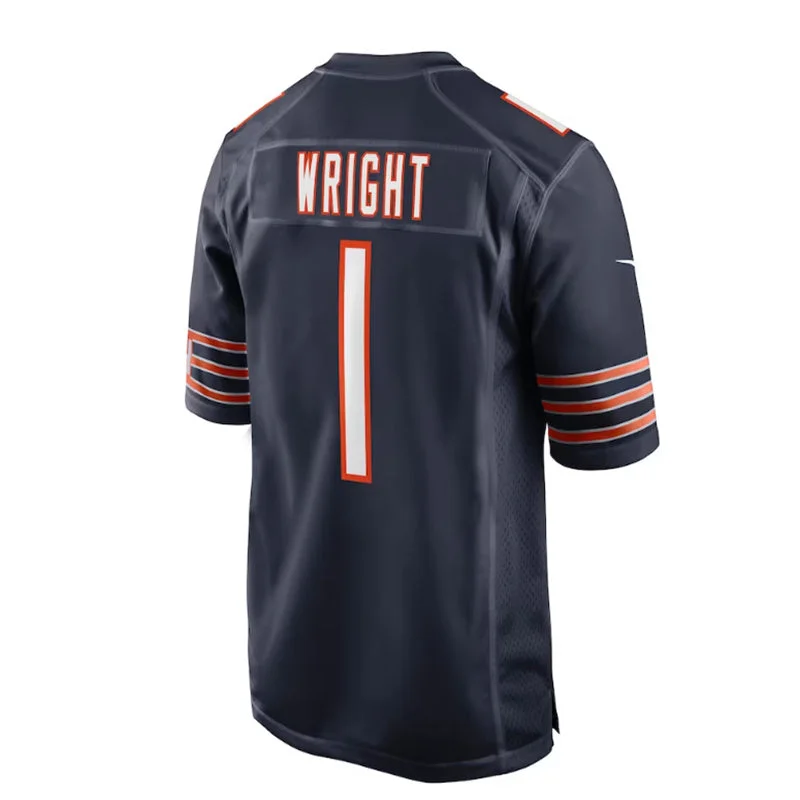 C. Bears #1 Darnell Wright 2023 Draft First Round Pick Game Jersey - Navy Stitched American Football Jerseys-NFL Youth Replica Jerseys -