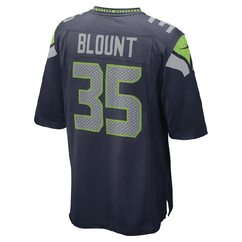 S.Seahawks #35 Joey Blount College Navy Game Player Jersey Stitched American Football Jerseys-NFL Replica Team Jerseys -