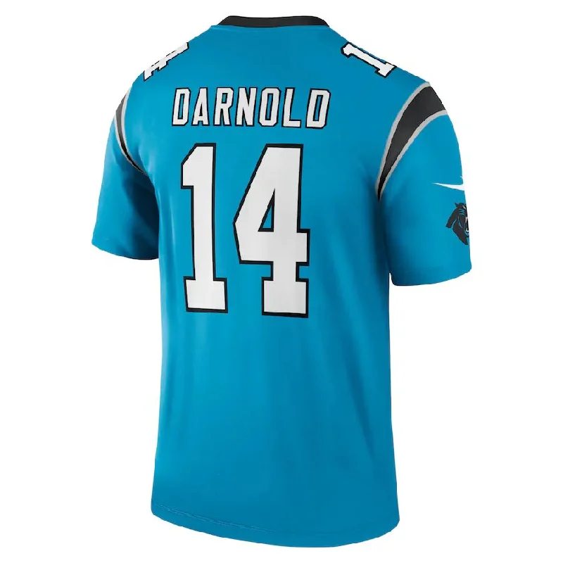 C.Panthers #14 Sam Darnold Blue Legend Jersey Stitched American Football Jerseys-NFL Youth Replica Jerseys -