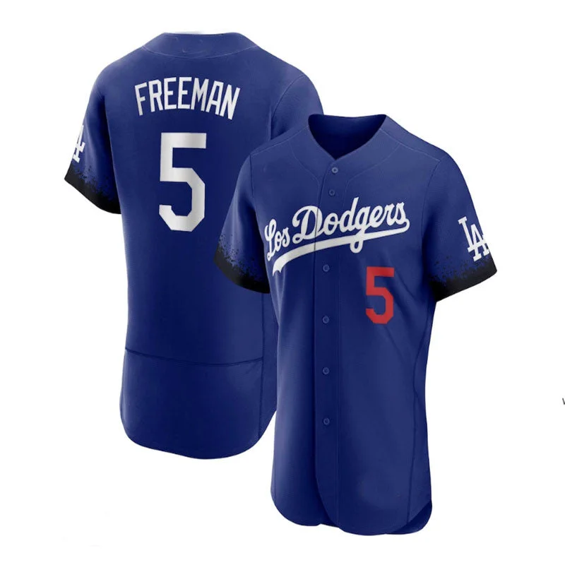 Los Angeles Dodgers #5 Freddie Freeman City Connect Authentic Player Jersey Baseball Jerseys-NBA Jordan Brand Jerseys -