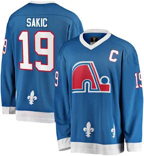 Sakic #19 Nordique Jersey-NBA Customizable Jerseys -