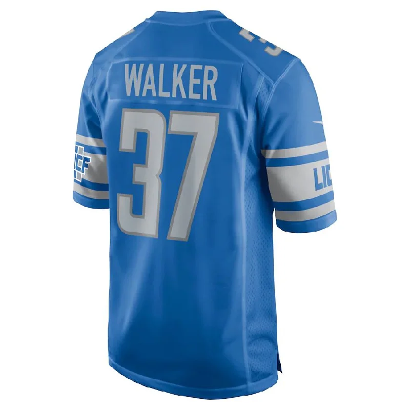 D.Lions #37 Doak Walker Blue Retired Player Jersey Stitched American Football Jerseys-NFL Big & Tall Football Jerseys -