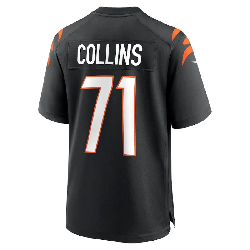 C.Bengals #71 La'el Collins Black Game Jersey Stitched American Football Jerseys-NFL Home & Away Jerseys -