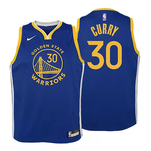 S. Curry KIDS GSW Jersey-NBA Game-Worn Jerseys -