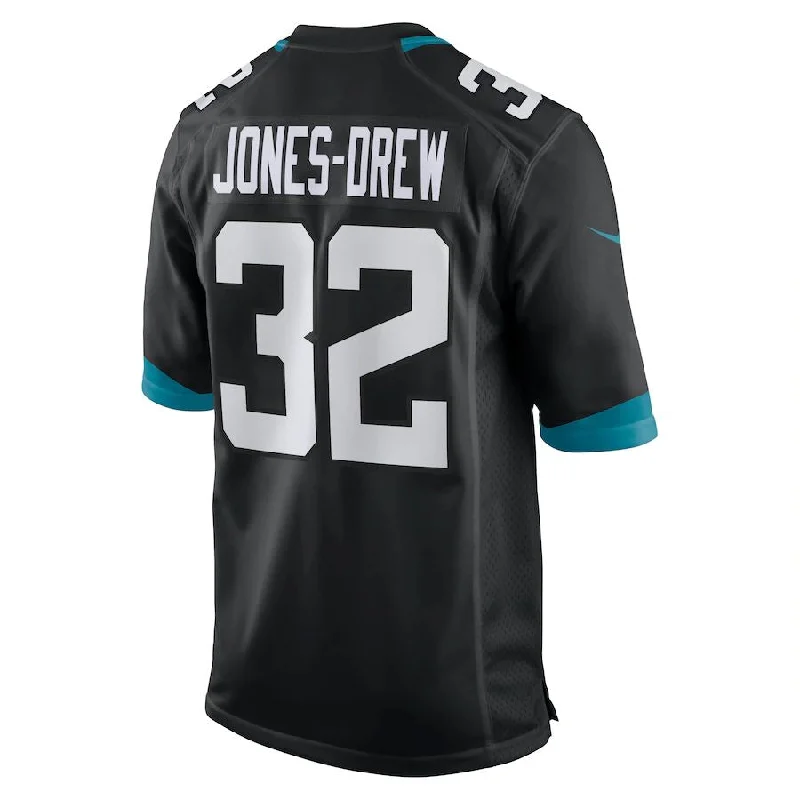 J.Jaguars #32 Maurice Jones-Drew Black Game Retired Player Jersey Stitched American Football Jerseys-NFL Vapor Limited Jerseys -