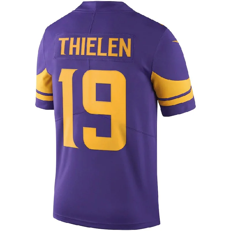 MN.Vikings #19 Adam Thielen Purple Vapor Untouchable Color Rush Limited Player Jersey Stitched American Football Jerseys-NFL On-Field Jerseys -