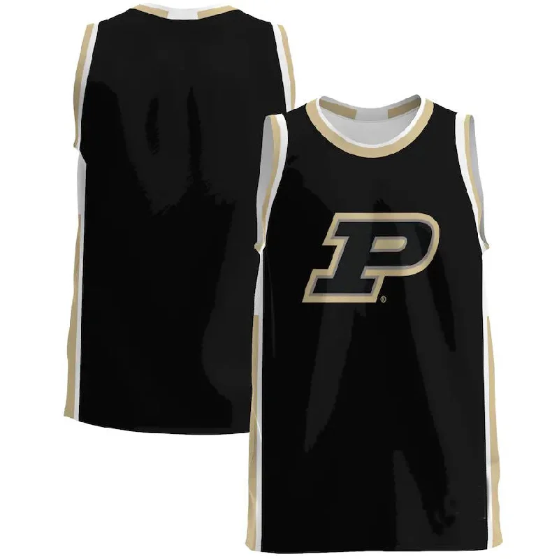 P.Boilermakers Basketball Jersey  Black Stitched American College Jerseys-NBA MVP Player Jerseys -