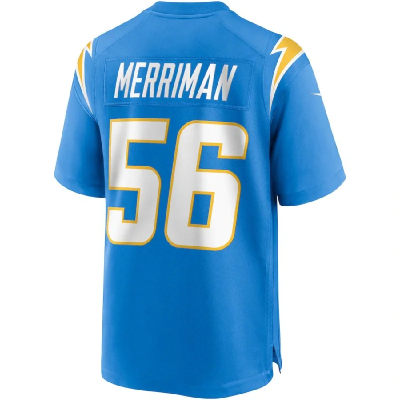 LA.Chargers #56 Shawne Merriman Powder Blue Game Retired Player Jersey Stitched American Football Jerseys-NFL Custom Player Jerseys -