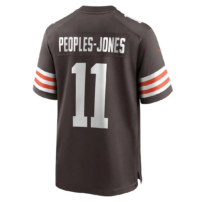 C.Browns #11 Donovan Peoples-Jones  Brown Team Game Jersey Stitched American Football Jerseys-NFL Stylish Football Jerseys -