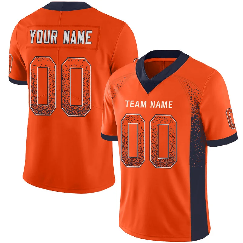 Custom D.Broncos Stitched American Football Jerseys Personalize Birthday Gifts Orange Jersey-NBA Big & Tall Jerseys -