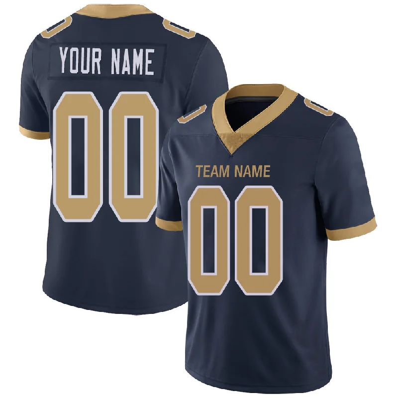 Custom LA.Chargers Stitched American Football Jerseys Personalize Birthday Gifts Navy Jersey-NBA Classic Team Jerseys -