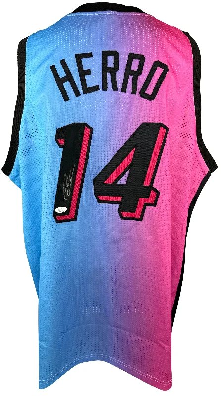 Tyler Herro autographed signed jersey NBA Miami Heat JSA COA-NBA Custom Name Jerseys -