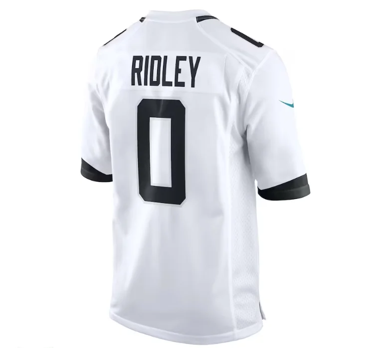 J.Jaguars #0 Calvin Ridley Game Jersey - White Stitched American Football Jerseys-NFL Customizable Football Jerseys -