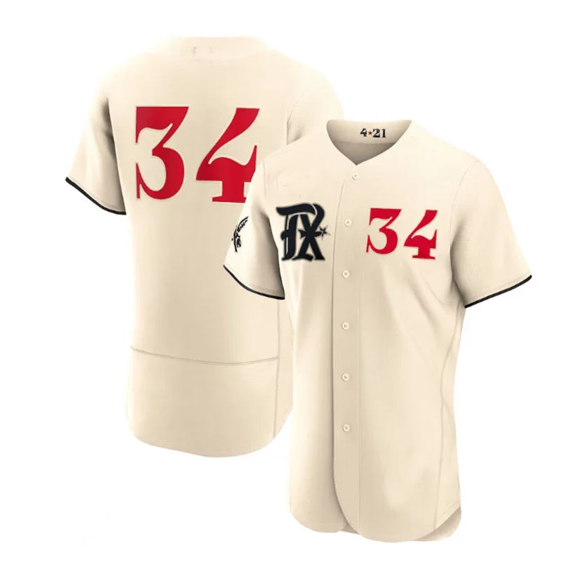 Texas Rangers #34 Nolan Ryan Cream 2023 City Connect Authentic Player Jersey Baseball Jerseys-NBA Hardwood Classics Jerseys -