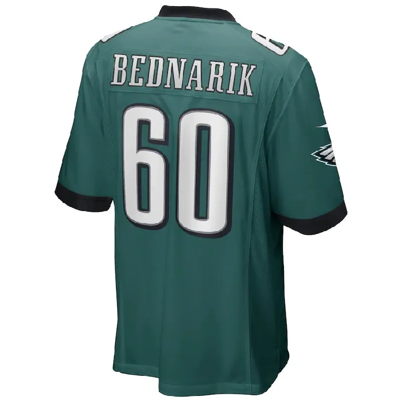 P.Eagles #60 Chuck Bednarik Midnight Green Game Retired Player Jersey Stitched American Football Jerseys-NFL Sideline Jerseys -