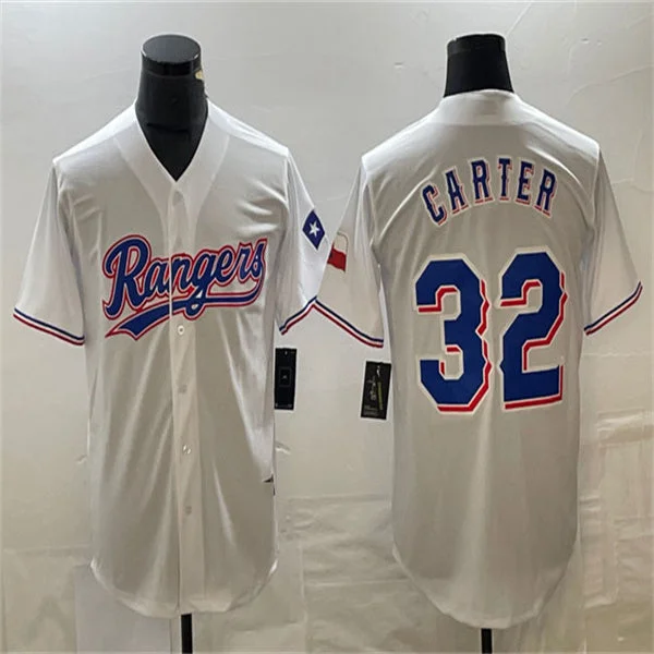 Los Angeles Dodgers #32 Evan Carter White Home Authentic Patch Jersey Baseball Jerseys-NBA College Throwback Jerseys -