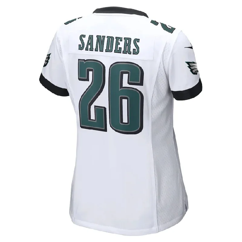 P.Eagles #26 Miles Sanders White Game Jersey Stitched American Football Jerseys-NFL Special Edition Jerseys -