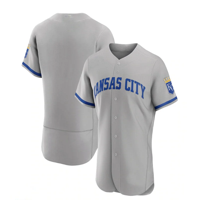 Kansas City Royals 2022 Road Authentic Jersey - Gray Baseball Jerseys-NBA 75th Anniversary Jerseys -