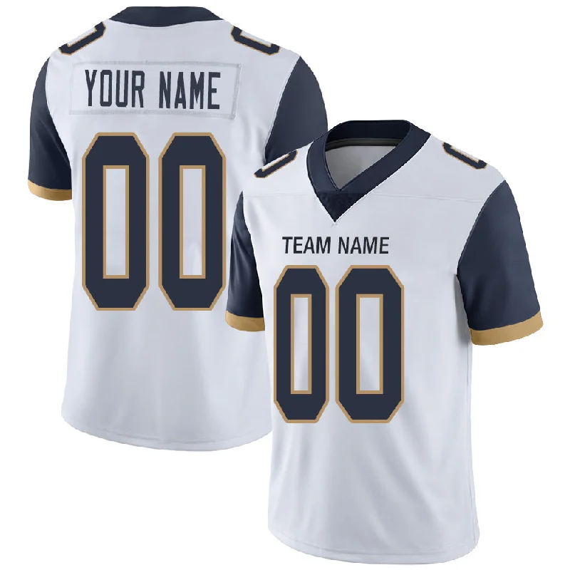 Custom LA.Chargers Stitched American Football Jerseys Personalize Birthday Gifts White Jersey-NBA Hardwood Classics Jerseys -