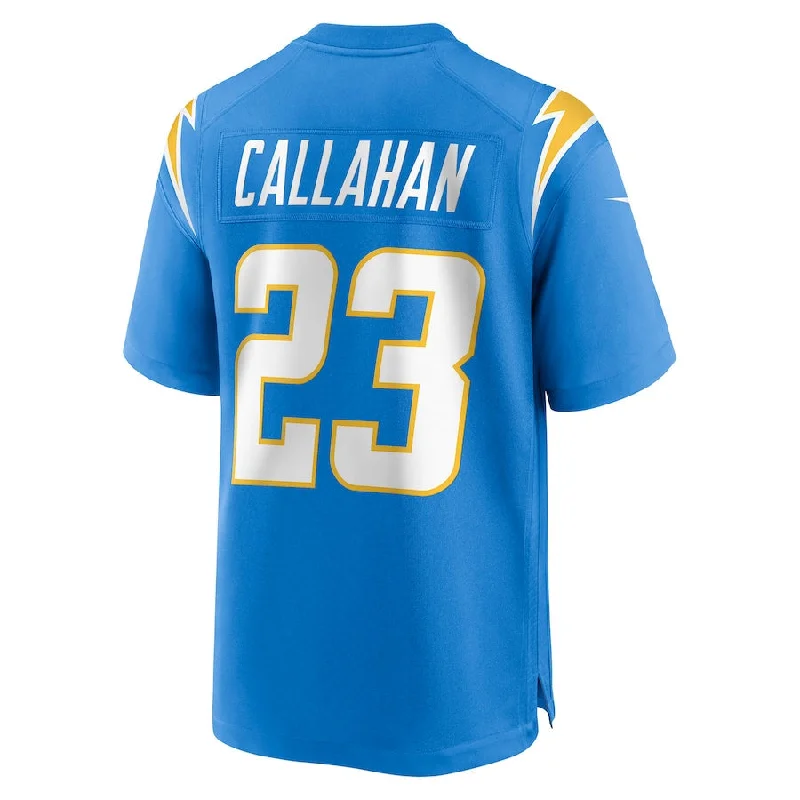 LA.Chargers #23 Bryce Callahan Powder Blue Game Jersey Stitched American Football Jerseys-NFL Sports Fan Jerseys -