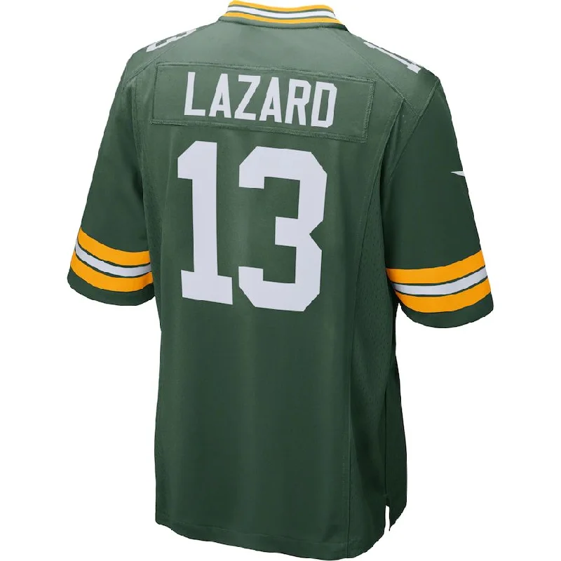 GB.Packers #13 Allen Lazard Green Game Jersey Stitched American Football Jerseys-NFL Preseason Jerseys -