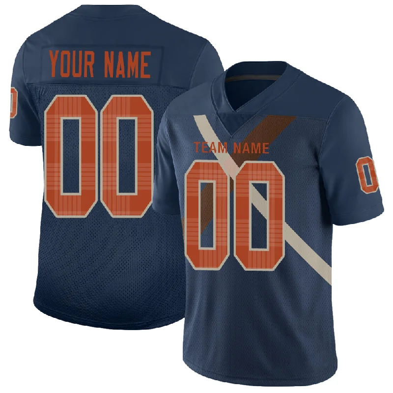 Custom C.Bengal Stitched American Football Jerseys Personalize Birthday Gifts Navy Jersey-NBA Official Team Jerseys -