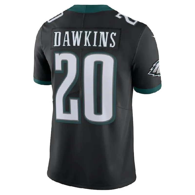 P.Eagles #20 Brian Dawkins Black Alternate Game Retired Player Limited Jersey Stitched American Football Jerseys-NFL Classic Football Jerseys -