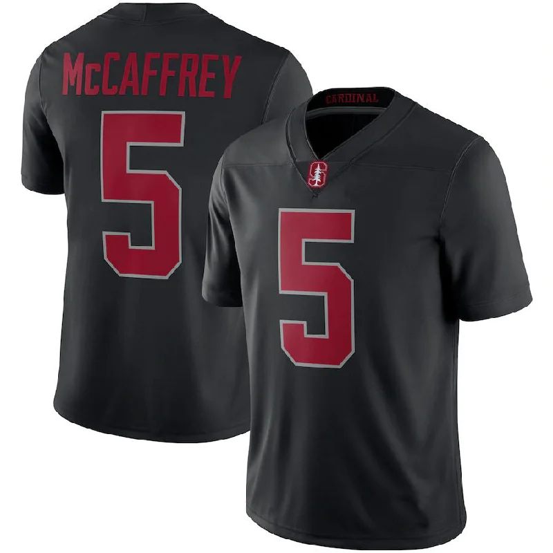 S.Cardinal #5 Christian McCaffrey Alumni Game Jersey Black Stitched American College Jerseys-NBA Swingman Jerseys -