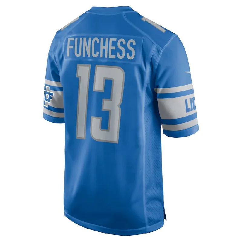 D.Lions #13 Devin Funchess Blue Player Game Jersey Stitched American Football Jerseys-NFL Stylish Football Jerseys -