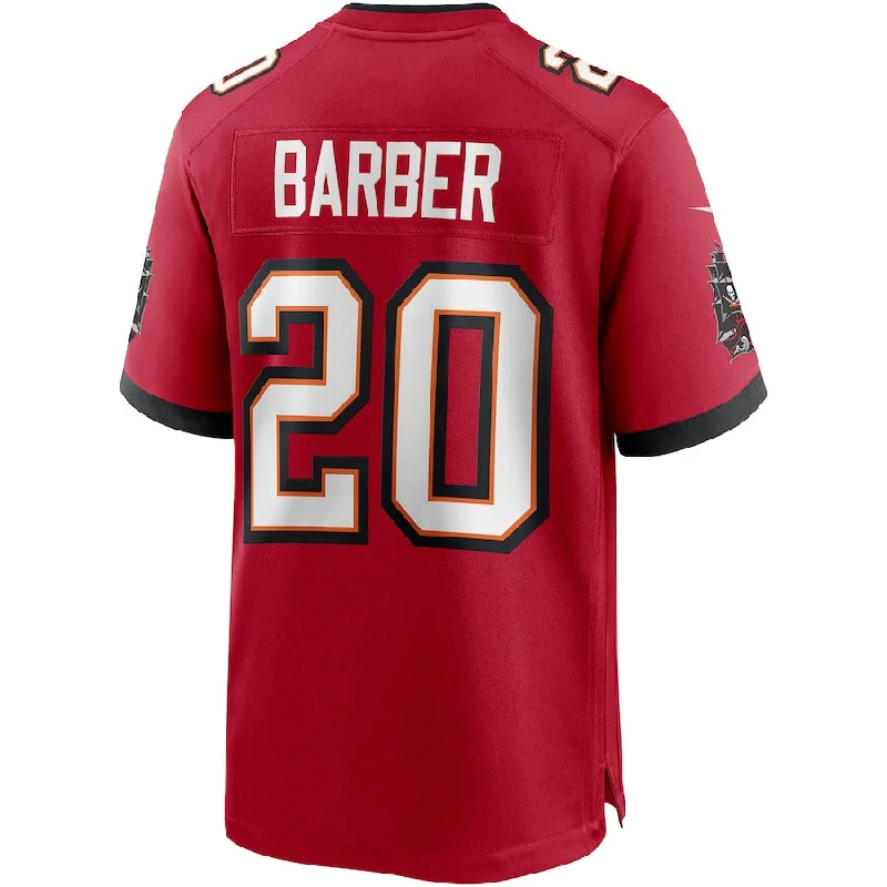 TB.Buccaneers #20 Ronde Barber Red Game Retired Player Jersey Stitched American Football Jerseys-NFL All-Star Game Jerseys -