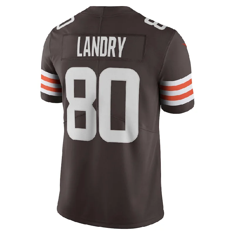 C.Browns #80 Jarvis Landry Brown Vapor Limited Player Jersey Stitched American Football Jerseys-NFL Special Edition Jerseys -