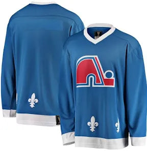 Quebec Nordiques Jersey-NBA College Throwback Jerseys -