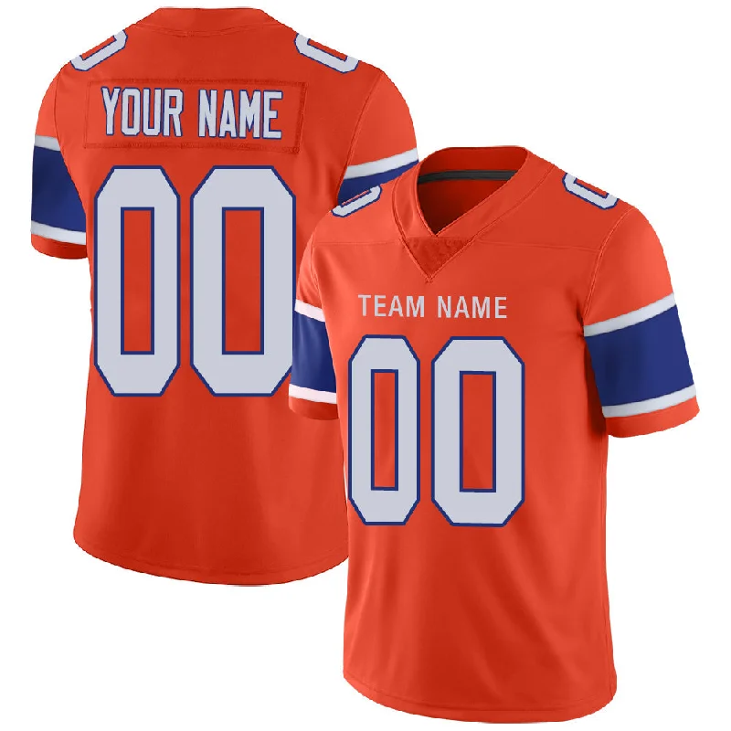 Custom D.Broncos Stitched American Football Jerseys Orange Personalize Birthday Gifts  Jersey-NBA Women's Team Jerseys -