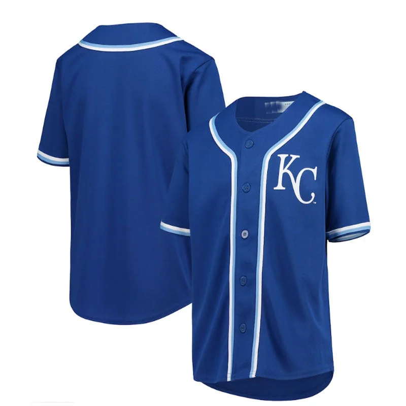 Kansas City Royals Royal Team Jersey Baseball Jerseys-NBA Swingman Jerseys -