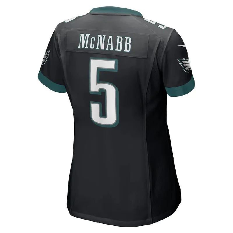 P.Eagles #5 Donovan McNabb Black Retired Player Jersey Stitched American Football Jerseys-NFL Youth Football Jerseys -