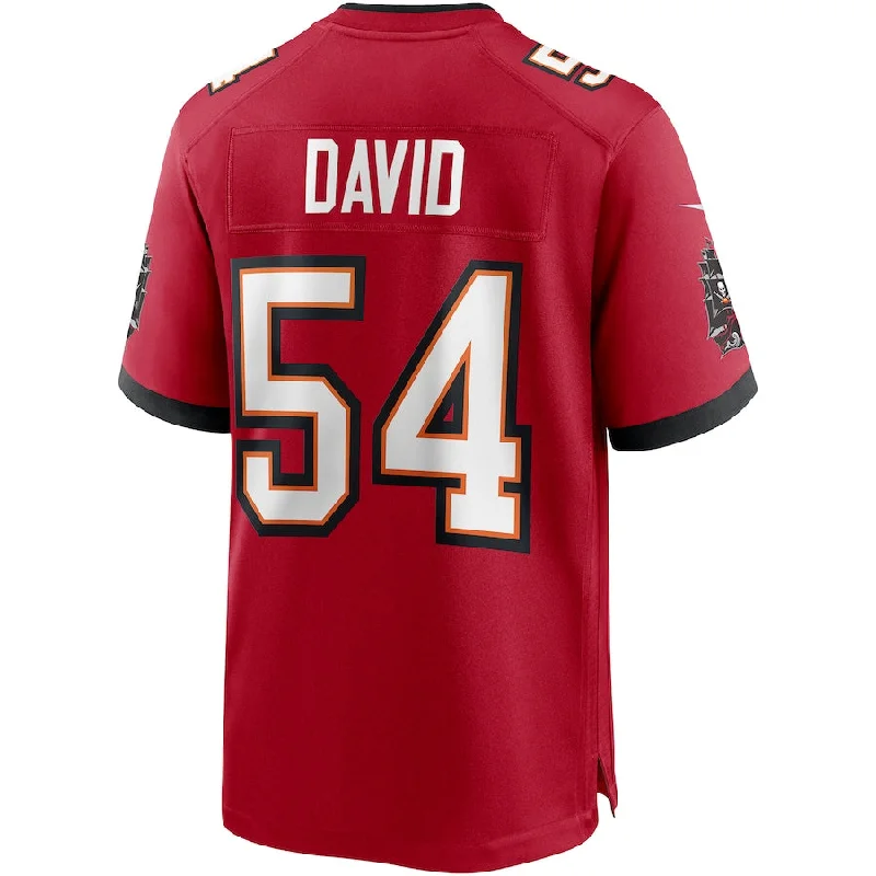 TB.Buccaneers #54 Lavonte David Red Player Game Jersey Stitched American Football Jerseys-NFL Big & Tall Football Jerseys -