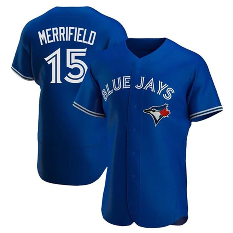 Toronto Blue Jays #15 Whit Merrifield Royal Flex Base Stitched Baseball Jerseys-NBA Swingman Jerseys -