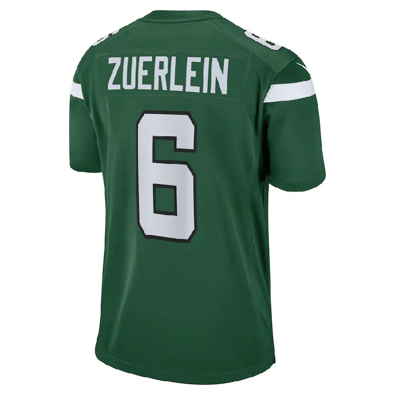 NY.Jets #6 Greg Zuerlein Gotham Green Game Player Jersey Stitched American Football Jerseys-NFL College Throwback Jerseys -