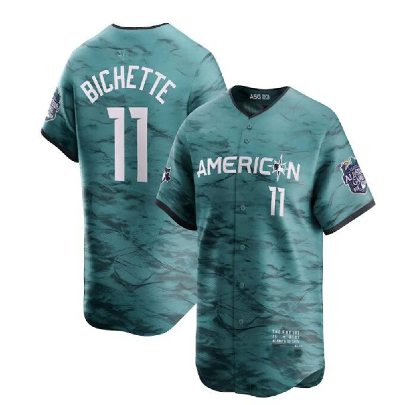 #11 Bo Bichette American League 2023 All-Star Game Limited Player Jersey - Teal Baseball Jerseys-NBA Official Team Jerseys -