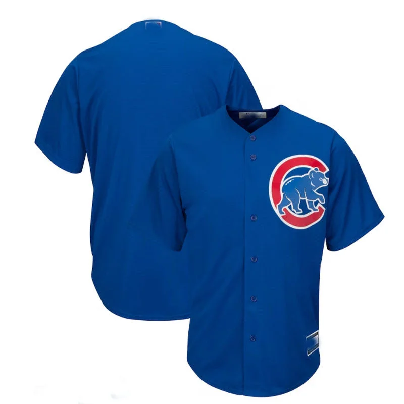 Chicago Cubs Big & Tall Replica Team Jersey - Royal Royal Baseball Jerseys-NBA Collector’s Basketball Jerseys -