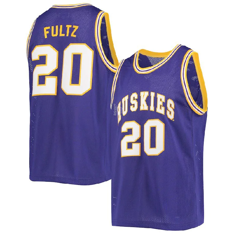 W.Huskies #20 Markelle Fultz  Original Retro Brand Commemorative Classic Basketball Jersey Purple Stitched American College Jerseys-NBA Youth Player Jerseys -