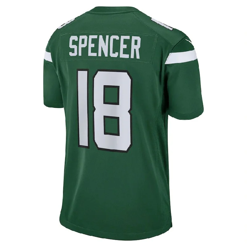 NY.Jets #18 Diontae Spencer Gotham Green Game Player Jersey Stitched American Football Jerseys-NFL 100th Anniversary Jerseys -