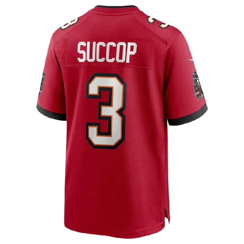 TB.Buccaneers #3 Ryan Succop Red Team Game Jersey Stitched American Football Jerseys-NFL Pro Bowl Jerseys -