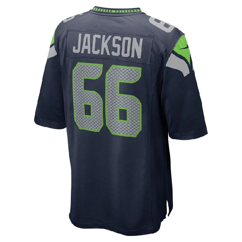 S.Seahawks #66 Gabe Jackson College Navy Game Jersey Stitched American Football Jerseys-NFL Hall of Fame Jerseys -